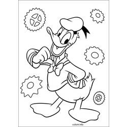 Página para colorir: Pato Donald (desenhos animados) #30380 - Páginas para Colorir Imprimíveis Gratuitamente