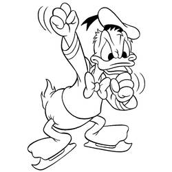 Página para colorir: Pato Donald (desenhos animados) #30391 - Páginas para Colorir Imprimíveis Gratuitamente
