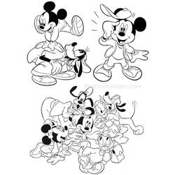 Página para colorir: Pato Donald (desenhos animados) #30394 - Páginas para Colorir Imprimíveis Gratuitamente