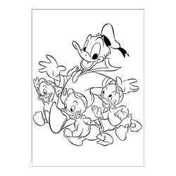 Página para colorir: Pato Donald (desenhos animados) #30407 - Páginas para Colorir Imprimíveis Gratuitamente