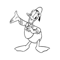 Página para colorir: Pato Donald (desenhos animados) #30424 - Páginas para Colorir Imprimíveis Gratuitamente