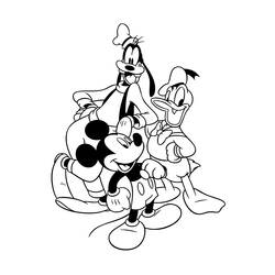 Página para colorir: Pato Donald (desenhos animados) #30425 - Páginas para Colorir Imprimíveis Gratuitamente