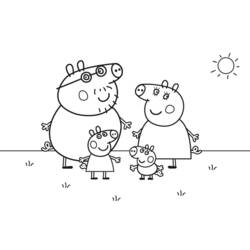 Página para colorir: Peppa Pig (desenhos animados) #43905 - Páginas para Colorir Imprimíveis Gratuitamente
