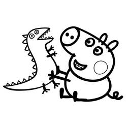 Página para colorir: Peppa Pig (desenhos animados) #43906 - Páginas para Colorir Imprimíveis Gratuitamente