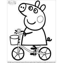 Página para colorir: Peppa Pig (desenhos animados) #43912 - Páginas para Colorir Imprimíveis Gratuitamente