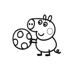 Página para colorir: Peppa Pig (desenhos animados) #43914 - Páginas para Colorir Imprimíveis Gratuitamente