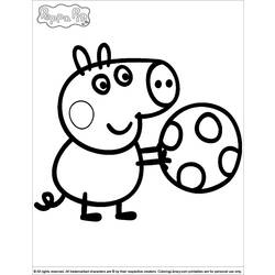 Página para colorir: Peppa Pig (desenhos animados) #43915 - Páginas para Colorir Imprimíveis Gratuitamente