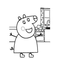 Página para colorir: Peppa Pig (desenhos animados) #43917 - Páginas para Colorir Imprimíveis Gratuitamente