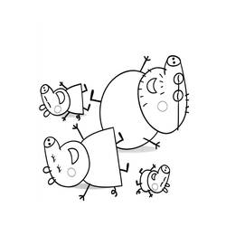Página para colorir: Peppa Pig (desenhos animados) #43918 - Páginas para Colorir Imprimíveis Gratuitamente