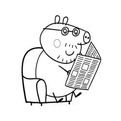Página para colorir: Peppa Pig (desenhos animados) #43921 - Páginas para Colorir Imprimíveis Gratuitamente