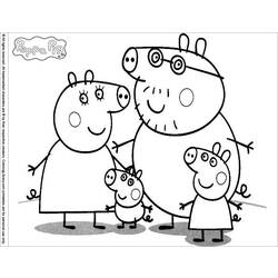 Página para colorir: Peppa Pig (desenhos animados) #43938 - Páginas para Colorir Imprimíveis Gratuitamente