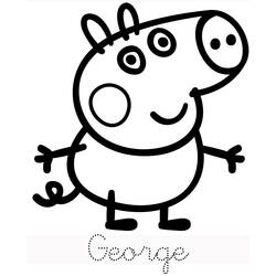 Página para colorir: Peppa Pig (desenhos animados) #43942 - Páginas para Colorir Imprimíveis Gratuitamente