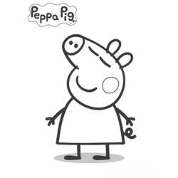 Página para colorir: Peppa Pig (desenhos animados) #43946 - Páginas para Colorir Imprimíveis Gratuitamente