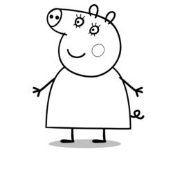 Página para colorir: Peppa Pig (desenhos animados) #43953 - Páginas para Colorir Imprimíveis Gratuitamente