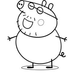 Página para colorir: Peppa Pig (desenhos animados) #43954 - Páginas para Colorir Imprimíveis Gratuitamente