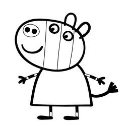 Página para colorir: Peppa Pig (desenhos animados) #43956 - Páginas para Colorir Imprimíveis Gratuitamente