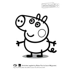 Página para colorir: Peppa Pig (desenhos animados) #43958 - Páginas para Colorir Imprimíveis Gratuitamente