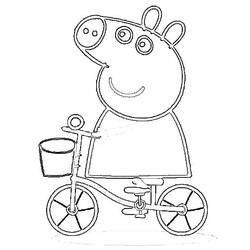 Página para colorir: Peppa Pig (desenhos animados) #43966 - Páginas para Colorir Imprimíveis Gratuitamente