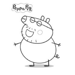 Página para colorir: Peppa Pig (desenhos animados) #43967 - Páginas para Colorir Imprimíveis Gratuitamente