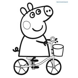 Página para colorir: Peppa Pig (desenhos animados) #43968 - Páginas para Colorir Imprimíveis Gratuitamente