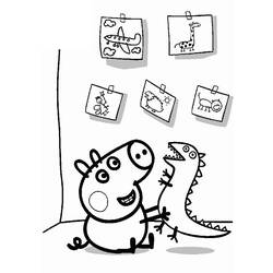 Página para colorir: Peppa Pig (desenhos animados) #43970 - Páginas para Colorir Imprimíveis Gratuitamente