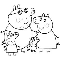 Página para colorir: Peppa Pig (desenhos animados) #43978 - Páginas para Colorir Imprimíveis Gratuitamente