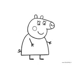 Página para colorir: Peppa Pig (desenhos animados) #43982 - Páginas para Colorir Imprimíveis Gratuitamente