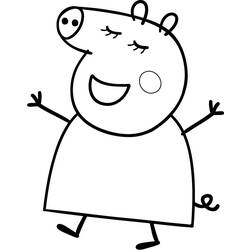 Página para colorir: Peppa Pig (desenhos animados) #43993 - Páginas para Colorir Imprimíveis Gratuitamente