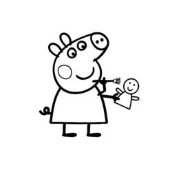 Página para colorir: Peppa Pig (desenhos animados) #43999 - Páginas para Colorir Imprimíveis Gratuitamente