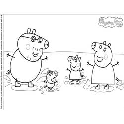 Página para colorir: Peppa Pig (desenhos animados) #44021 - Páginas para Colorir Imprimíveis Gratuitamente