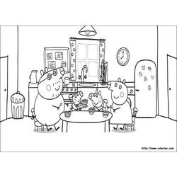 Página para colorir: Peppa Pig (desenhos animados) #44023 - Páginas para Colorir Imprimíveis Gratuitamente