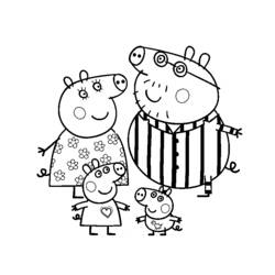 Página para colorir: Peppa Pig (desenhos animados) #44029 - Páginas para Colorir Imprimíveis Gratuitamente