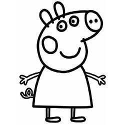 Página para colorir: Peppa Pig (desenhos animados) #44038 - Páginas para Colorir Imprimíveis Gratuitamente