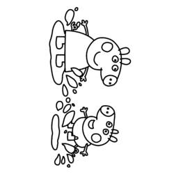 Página para colorir: Peppa Pig (desenhos animados) #44040 - Páginas para Colorir Imprimíveis Gratuitamente