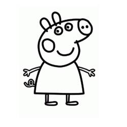 Página para colorir: Peppa Pig (desenhos animados) #44042 - Páginas para Colorir Imprimíveis Gratuitamente