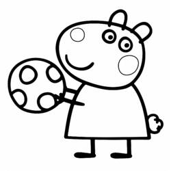 Página para colorir: Peppa Pig (desenhos animados) #44046 - Páginas para Colorir Imprimíveis Gratuitamente