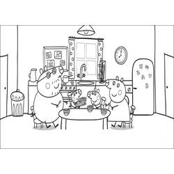Página para colorir: Peppa Pig (desenhos animados) #44063 - Páginas para Colorir Imprimíveis Gratuitamente