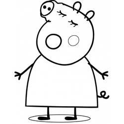 Página para colorir: Peppa Pig (desenhos animados) #44067 - Páginas para Colorir Imprimíveis Gratuitamente