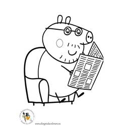 Página para colorir: Peppa Pig (desenhos animados) #44069 - Páginas para Colorir Imprimíveis Gratuitamente