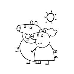 Página para colorir: Peppa Pig (desenhos animados) #44070 - Páginas para Colorir Imprimíveis Gratuitamente