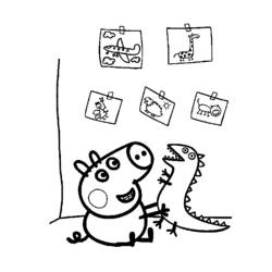 Página para colorir: Peppa Pig (desenhos animados) #44081 - Páginas para Colorir Imprimíveis Gratuitamente