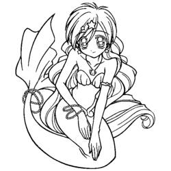 Página para colorir: Pichi Pichi Pitch: Mermaid Melody (desenhos animados) #53693 - Páginas para Colorir Imprimíveis Gratuitamente