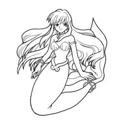 Página para colorir: Pichi Pichi Pitch: Mermaid Melody (desenhos animados) #53734 - Páginas para Colorir Imprimíveis Gratuitamente