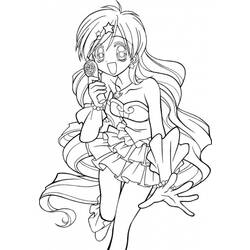 Página para colorir: Pichi Pichi Pitch: Mermaid Melody (desenhos animados) #53738 - Páginas para Colorir Imprimíveis Gratuitamente