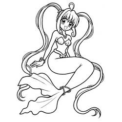 Página para colorir: Pichi Pichi Pitch: Mermaid Melody (desenhos animados) #53745 - Páginas para Colorir Imprimíveis Gratuitamente