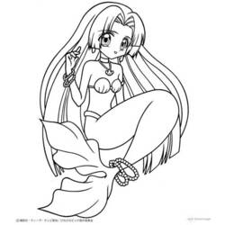 Página para colorir: Pichi Pichi Pitch: Mermaid Melody (desenhos animados) #53767 - Páginas para Colorir Imprimíveis Gratuitamente