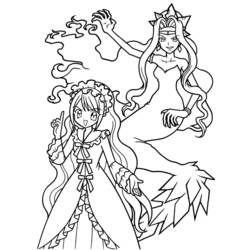 Página para colorir: Pichi Pichi Pitch: Mermaid Melody (desenhos animados) #53785 - Páginas para Colorir Imprimíveis Gratuitamente