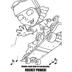 Página para colorir: Poder de Foguete (desenhos animados) #52241 - Páginas para Colorir Imprimíveis Gratuitamente