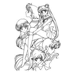 Página para colorir: Sailor Moon (desenhos animados) #50230 - Páginas para Colorir Imprimíveis Gratuitamente