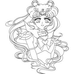 Página para colorir: Sailor Moon (desenhos animados) #50237 - Páginas para Colorir Imprimíveis Gratuitamente